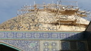 مرمت مسجد شیخ لطف اله