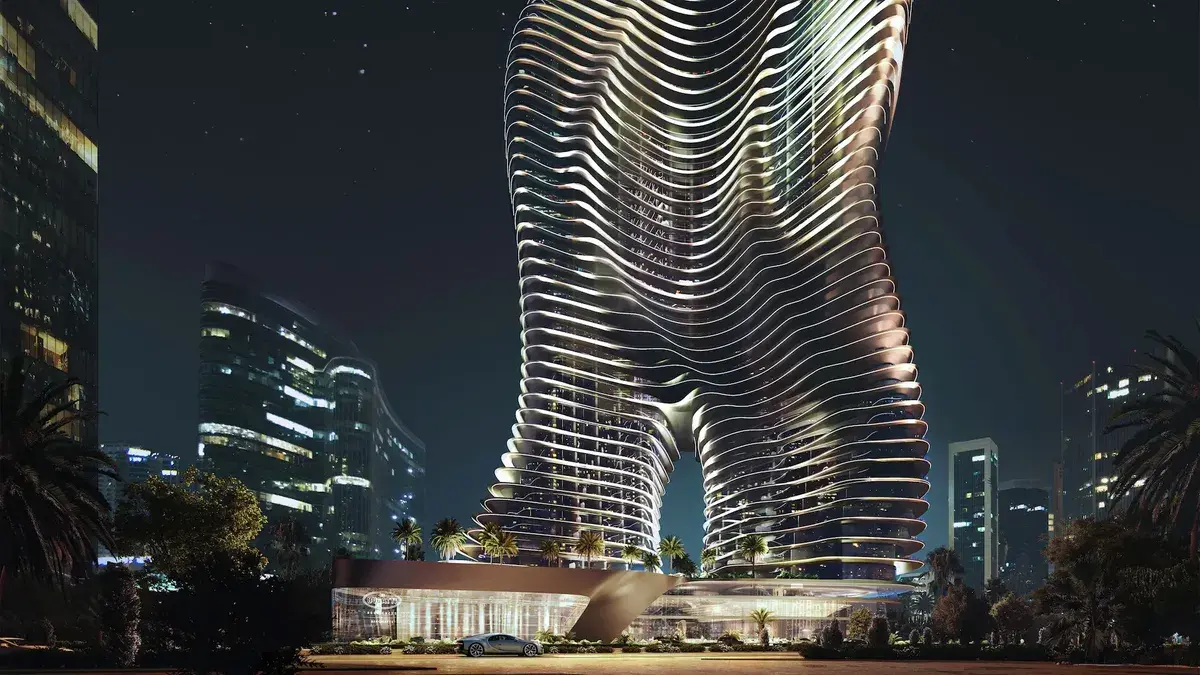 عکس | بوگاتی در دبی برج می‌سازد؛ فقط ابرثروتمندان می‌توانند اینجا زندگی کنند!