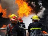 انسداد خیابان مولوی درپی آتش‌سوزی