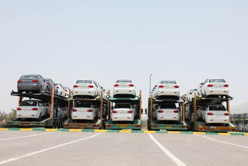 صادرات خودرو جی 4 کرمان موتور به عراق +عکس