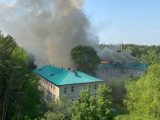سوختن بیمارستانی در روسیه/ تخلیه بیماران و تلاش برای مهار آتش