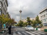 عکسی از نمای شهر تهران و برج میلاد