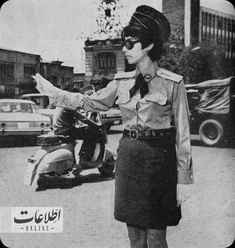 پلیس زن در تهران ۵۰ سال قبل/ عکس