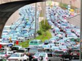 عکسی از ترافیک تهران