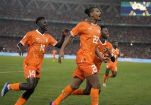 عکسی از تیم فوتبال ساحل عاج