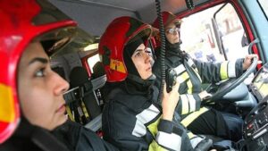 ایستگاه آتش‌نشانی زنان در تهران