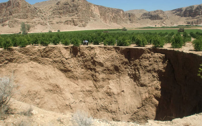 افزایش فرونشست زمین در دشت‌های ایران