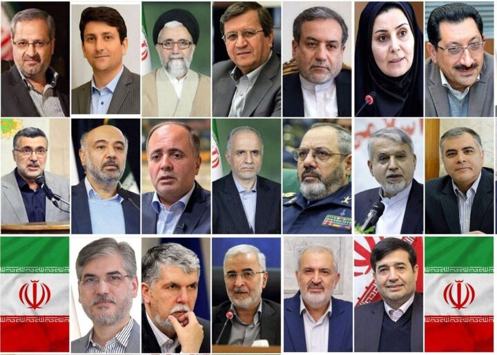 ۳ نفر از دولت رئیسی و ۵ نفر از دولت روحانی در کابینه پزشکیان + جزئیات