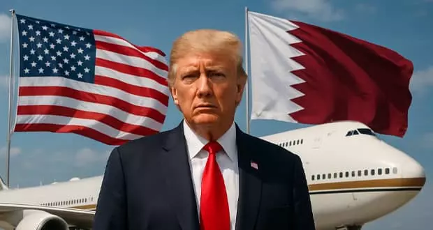 هدیه ۴۰۰ میلیون دلاری قطر به ترامپ؛ یک قصر لاکچری در آسمان