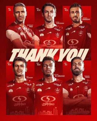 خداحافظی پرسپولیس با ۶ بازیکن