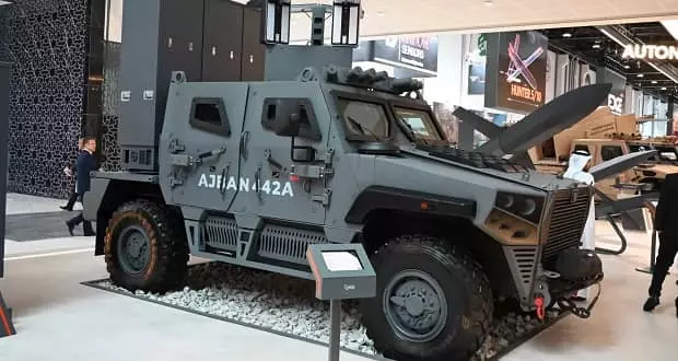 خودرو زرهی جدید امارات، بلای جان پهپادها خواهد بود