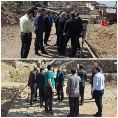 خطوط انتقال آب روستای امامزاده داود ایمن سازی می شود