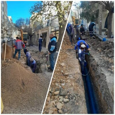 آغاز عملیات نوسازی شبکه فرسوده بلوار فردوس 1 شاخص 2 1